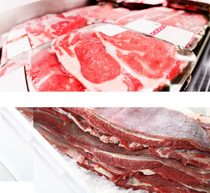 豬肉、牛肉、海鮮和蔬菜