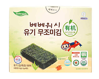 有機(jī)無調(diào)味海苔